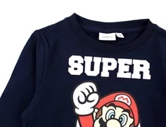 Name It sweatshirt dark sapphire super mario